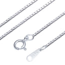 シルバー チェーン ネックレス ベネチアンチェーン 幅1.2mm 長さ 40/45/50/55/60cm sv125