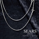 シルバー チェーン ネックレス ベネチアンチェーン 幅 0.9mm 長さ 40/45/50/55/60cm v90