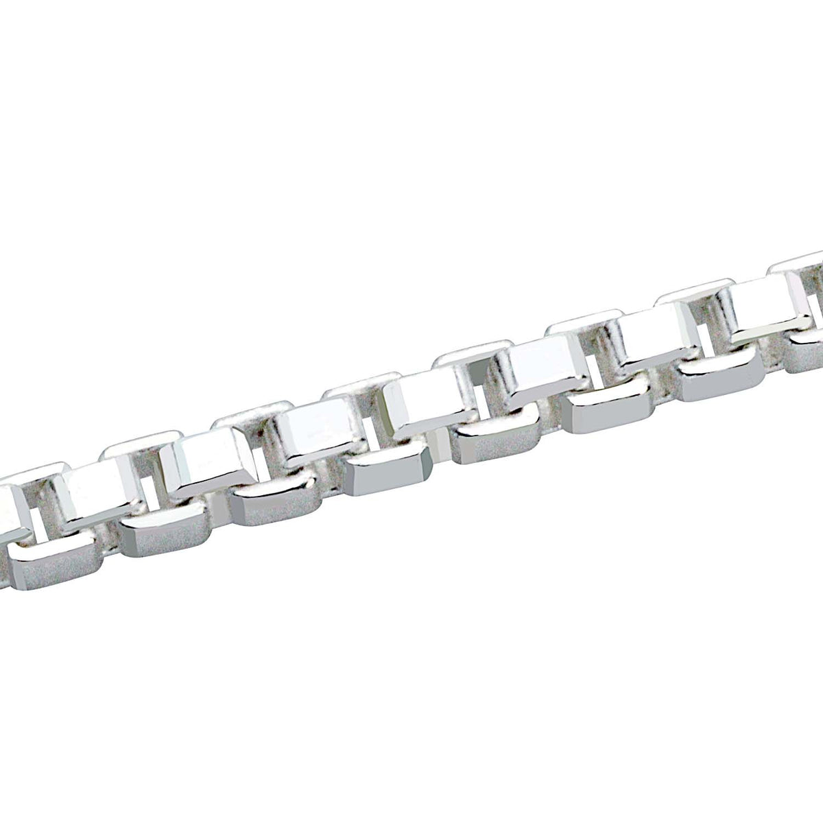 シルバー チェーン ネックレス ベネチアンチェーン 幅 0.9mm