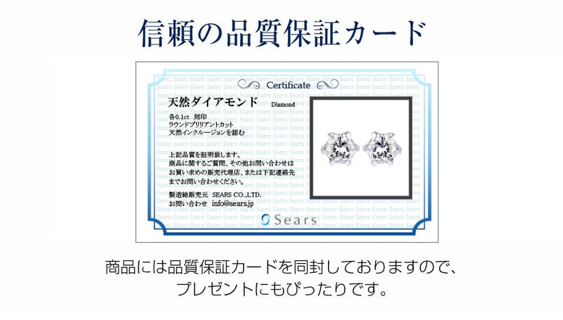 ピアス レディース 1粒 ダイヤモンド 0.1ct プラチナ テディベア ぬいぐるみ ギフトセット ve-hi01ct-pt-tdt-01