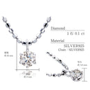 ネックレス レディース 1粒 ダイヤモンド 0.1ct テディベア付 vp-hi01ct-cb-tdt-01