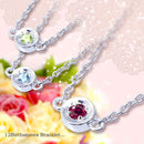 ブレスレット レディース 1粒 12 誕生石 ダイヤモンド