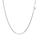 シルバー チェーン ネックレス SILVER 925 喜平2面カットチェーン 幅 1.7mm scd50