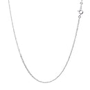シルバー チェーン ネックレス SILVER 925 フィガロ2面カットチェーン 幅 1.3mm