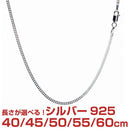 シルバー チェーン ネックレス SILVER 925 喜平チェーン 幅 2mm 長さ 40/45/50/55/60cm scd60
