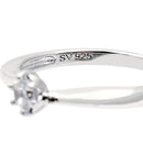 6本爪リング CZ プロポーズ 婚約指輪 プリザーブドフラワー 薔薇 ダイヤモンドローズ ボックス ギフトセット g-56-1218-31