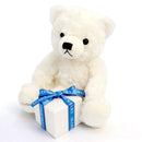 プロポーズリング シルバー 指輪 一粒 キュービックジルコニア テディベア 付き g-56-tdt-01