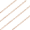 あずきチェーン 10金ネックレス 10k ゴールド  小豆 アズキ ネックレス チェーン 0.5mm 40cmの鎖部分アップ