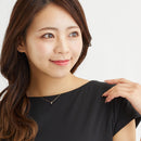 一粒 ダイヤモンド 0.1ct ネックレス レディース K18 ゴールド n7979b