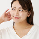 ネックレス レディース クロス ハート 十字架 ダイヤモンド 誕生石 p5257