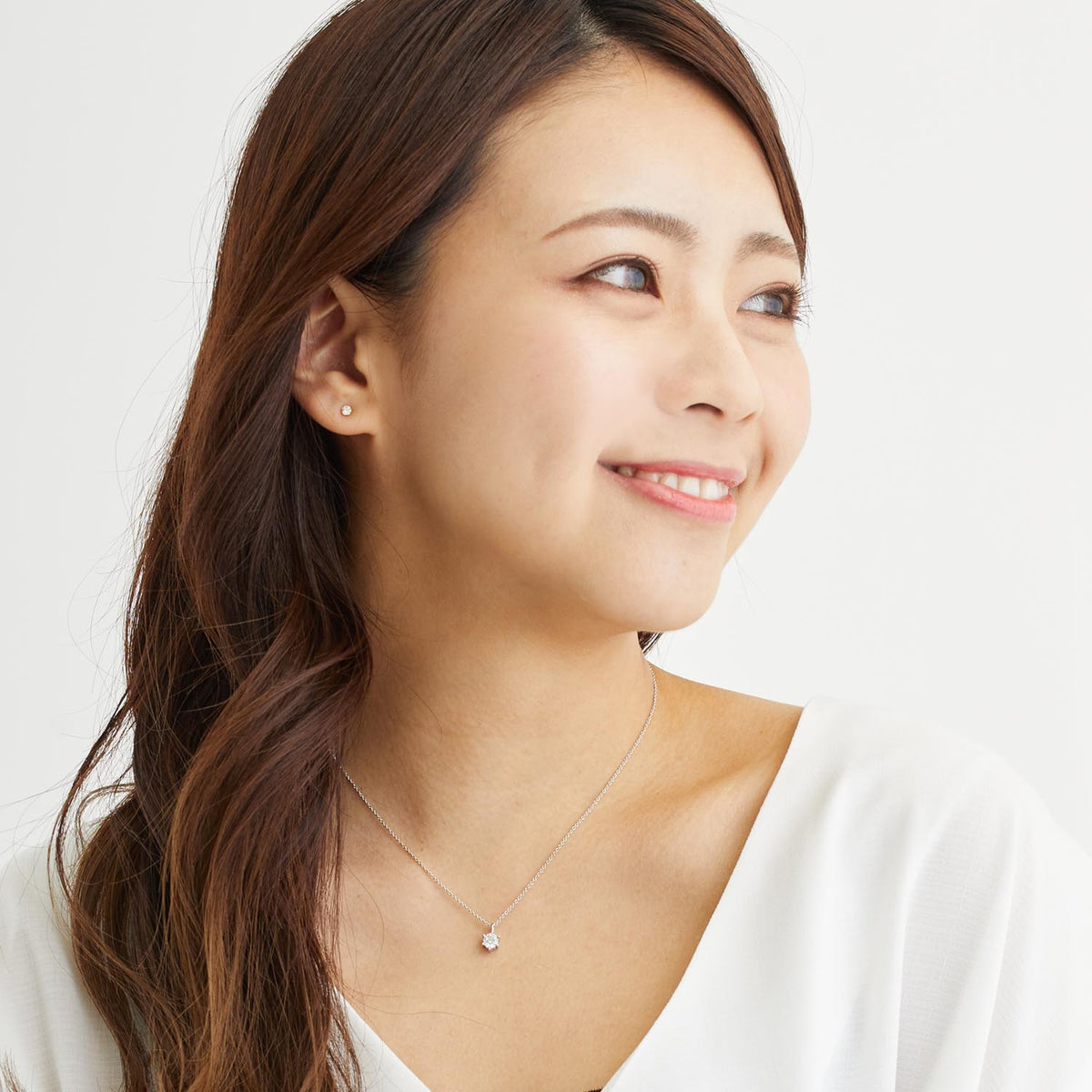 一粒ネックレス レディース プリザーブドフラワー ローズ 薔薇