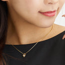 ネックレス レディース オープンハート プリザーブドフラワー ローズ 薔薇 ボックス ギフトセット p6127-1218