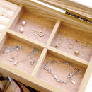 ジュエリーボックス 木製 宝石箱 アクセサリー ネックレス リング ピアス 収納 大容量 s98-0001