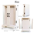 ジュエリーボックス 木製 ネックレススタンド アクセサリー ボックス 宝石箱 収納 大容量