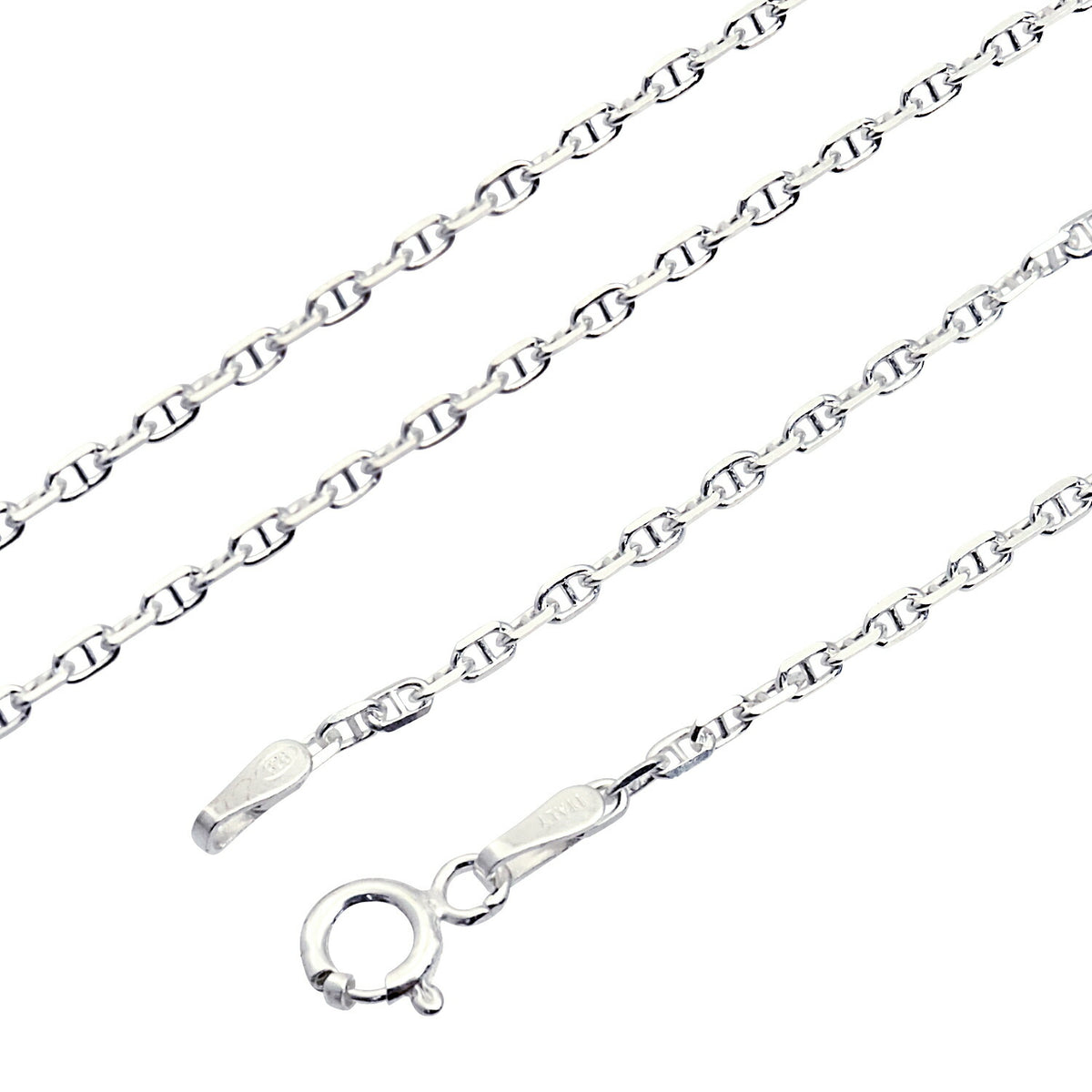 925シルバー アンカーチェーン ネックレス 50cm シルバーチェーン 925 ネックレスチェーンのみ アンカーチェーン