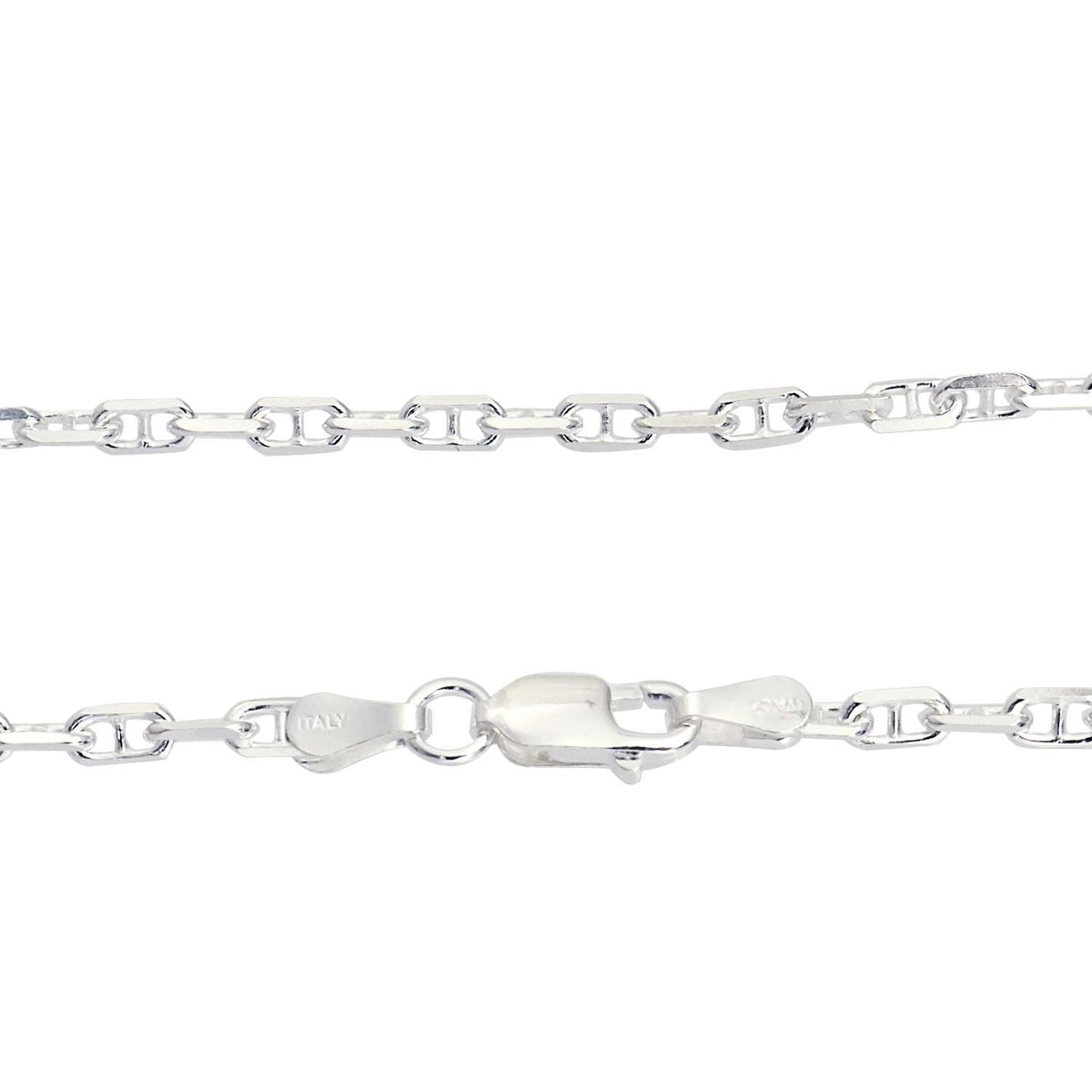 アンカー チェーン ネックレス シルバー sv 925 幅 3.0mm アンカー チェーン ネックレス シルバー sv 925 幅 3.0mm