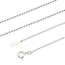 シアーズ ボール チェーン ネックレス シルバー sv 925 幅 1.5mm 