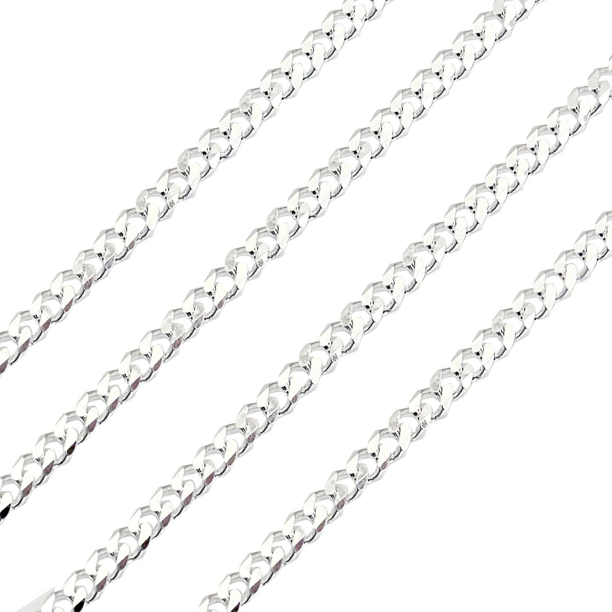 シルバー925 チェーン喜平6面ネックレス 喜平 6面カット チェーン ネックレス シルバー sv 925 幅 2.9mm
