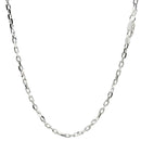 あずき 4面カット チェーン ネックレス シルバー sv 925 幅 3.2mm scl100-4c