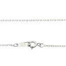 シアーズ あずき 4面カット チェーン ネックレス シルバー sv 925 幅 1.2mm 