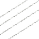 シアーズ あずき 4面カット チェーン ネックレス シルバー sv 925 幅 1.2mm 