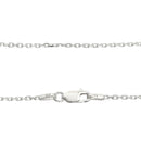 シアーズ あずき 4面カット チェーン ネックレス シルバー sv 925 幅 1.6mm 