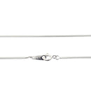 シアーズ スネーク チェーン ネックレス シルバー sv 925 幅 1.1mm 