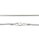 シアーズ スネーク チェーン ネックレス シルバー sv 925 幅 1.8mm 