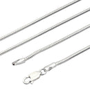 シアーズ スネーク チェーン ネックレス シルバー sv 925 幅 1.8mm 