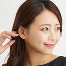 ダイヤモンドピアス 一粒ダイヤ 0.2カラットのサイズ詳細