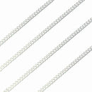 シルバー チェーン ネックレス 喜平チェーン 幅 2mm 長さ 40/45/50/55/60cm scd60