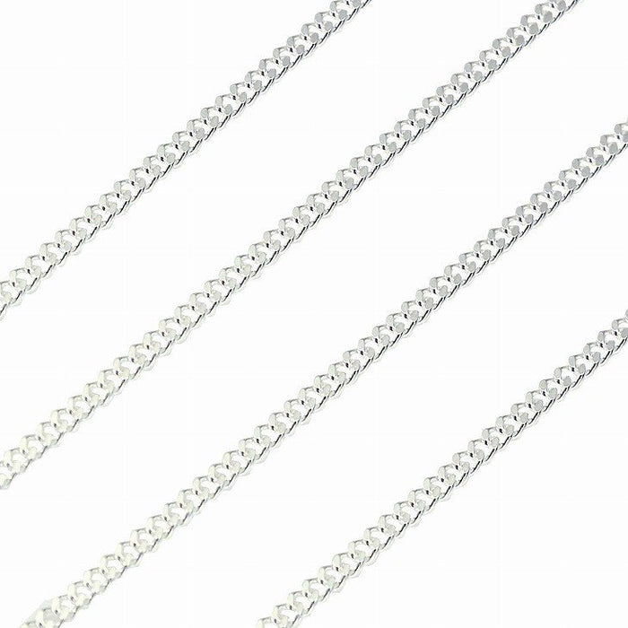 シルバー チェーン ネックレス 喜平チェーン 幅 2mm