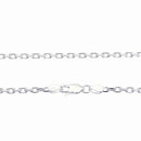 シルバー チェーン ネックレス あずき4面カットチェーン 幅2.6mm 長さ 40/45/50/55/60cm scl804c