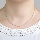 シルバー チェーン ネックレス あずき4面カットチェーン 幅2.6mm 長さ 40/45/50/55/60cm scl804c