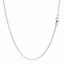 シルバー チェーン ネックレス カットフレンチチェーン 幅1.4mm 長さ 40/45/50/55/60cm sfr30