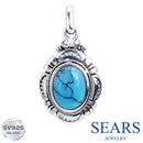 ペンダントトップ ネックレス トップ ハウライトターコイズ メンズ レディース ユニセックス シルバー925 sp01-0026