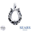 ペンダントトップ ネックレス トップ アラベスク 馬蹄 メンズ レディース ユニセックス シルバー925 sp01-0027