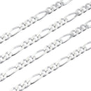 フィガロ チェーン ネックレス シルバー sv 925 幅 5.1mm