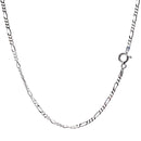 フィガロ チェーン ネックレス シルバー sv 925 幅 2.2mm