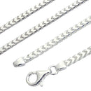 フランコ チェーン ネックレス シルバー sv 925 幅 3.0mm