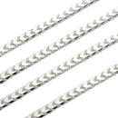 フランコ チェーン ネックレス シルバー sv 925 幅 3.0mm