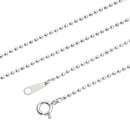 シアーズ カットボール チェーン ネックレス シルバー sv 925 幅 1.5mm 