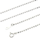 シアーズ カットボール チェーン ネックレス シルバー sv 925 幅 1.8mm 