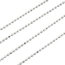 シアーズ カットボール チェーン ネックレス シルバー sv 925 幅 1.8mm 