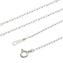 シアーズ 長あずき チェーン ネックレス シルバー sv 925 幅 1.5mm 