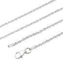 シアーズ ロープ チェーン ネックレス シルバー sv 925 幅 1.8mm 