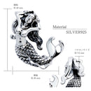 ペンダントトップ ネックレス トップ ハワイアンジュエリー マーメイド 人魚 メンズ レディース ユニセックス シルバー925 sp01-0014