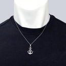 ペンダントトップ ネックレス トップ ハワイアンジュエリー アンカー 碇 メンズ レディース ユニセックス シルバー925  sp01-0016