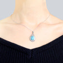 ペンダントトップ ネックレス トップ ハウライトターコイズ メンズ レディース ユニセックス シルバー925 sp01-0026