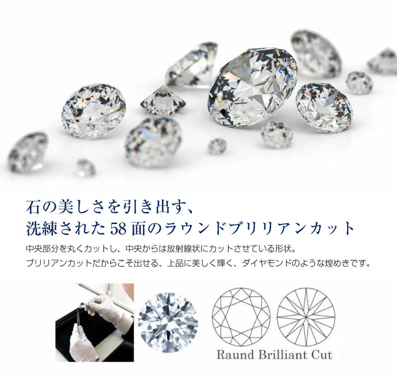 ピアス メンズ レディース ユニセックス キュービックジルコニア 5mm シルバー925 シルバーピアス